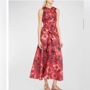 ULLA JOHNSON othella dress in wild rose Sz 10